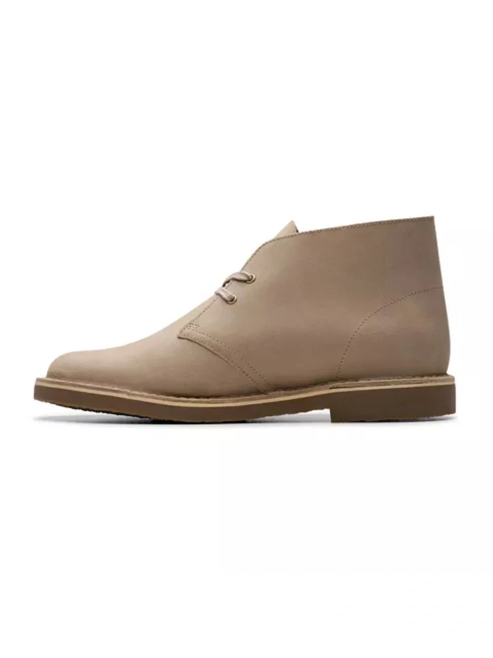 New Mens Clark’s Shepton Boots in Taupe Distressed Leather 11.5M